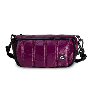 Uptown Purple Puff Y2K Side Duffle Bag with Odor-Proof Technology