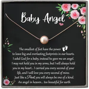 Loss or Miscarriage Sympathy , Necklace with Meaningful Message,  or  Memorial  Keepsake, Ready To Give