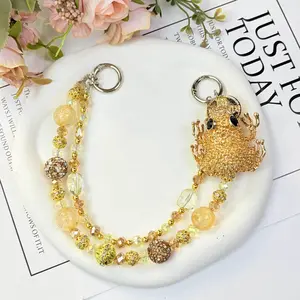 Fortune Toad Style Bag Charm,Delicate Handbag Pendant Accessory for Women, Detachable,Pretty Mother's Day Gift,Ideal Birthday Gift for Girls & Women,Summervibes