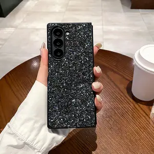 Luxurious shiny diamond rhinestone Glitter Phone Case For Samsung Galaxy Z Fold 7 6 5 4 3 5G Fashion Accessories Protective Hard PC Shell