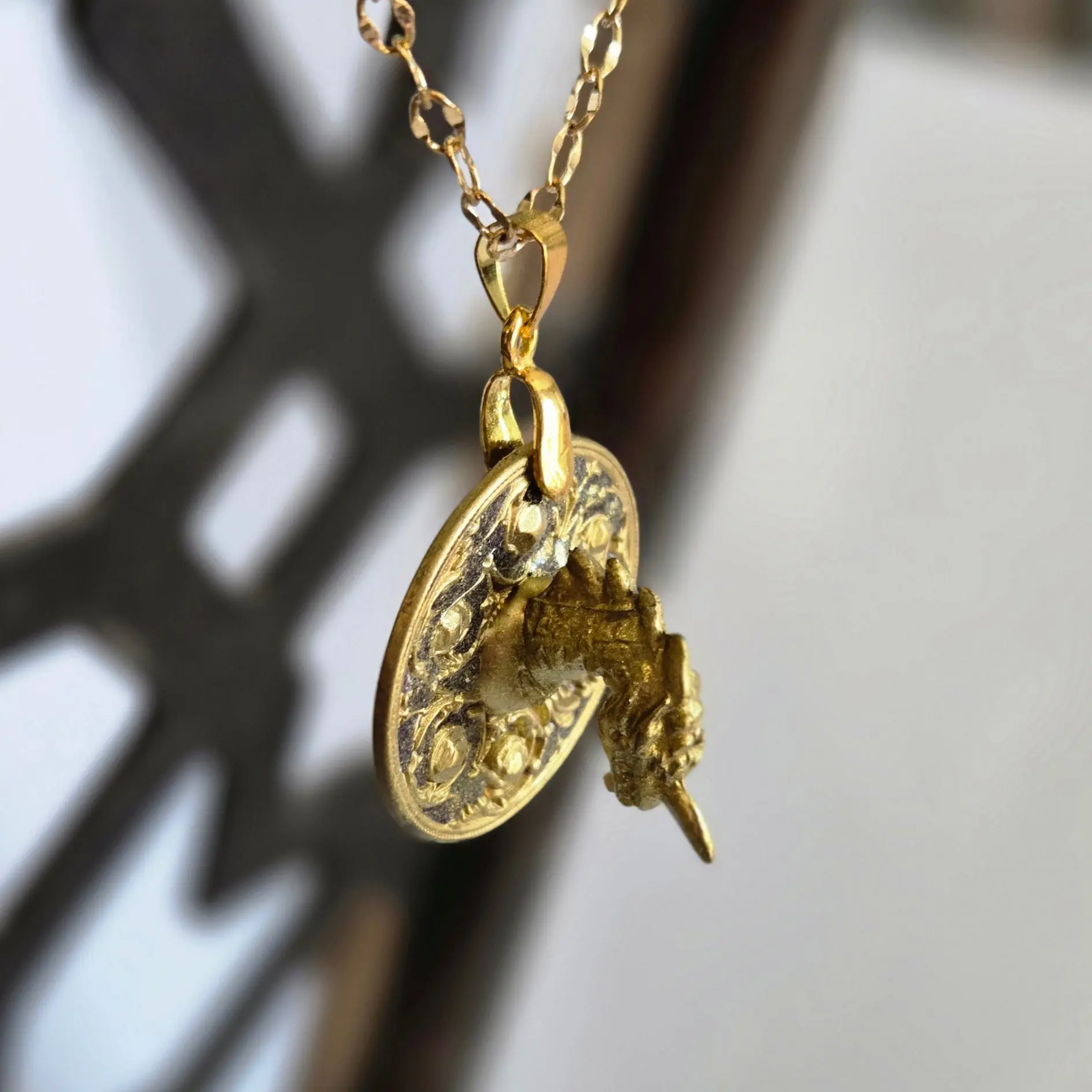 The Tiny Air Dragon Trophy Necklace - Oath-Point Herald