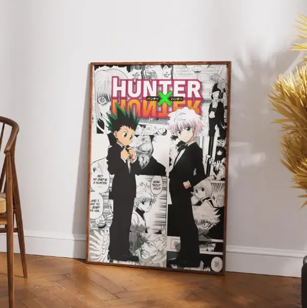[Sale off up to 55%][Free Ship] Hunter x Hunter Anime Poster - Hxh Gon Killua Poster - Hxh Poster - Hxh Anime Poster - Hunter x Hunter Wall Art - Hxh Print - Hisoka -Leorio