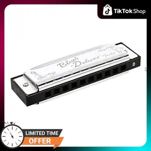 Fender Blues Deluxe Harmonica, Stocking Stuffers, Guitar Accessories, Key of D