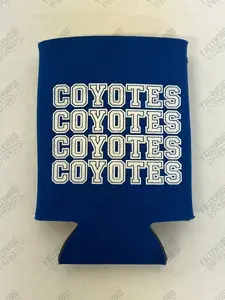 Coyotes Can Koozie Varsity Blues