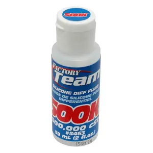 Team Associated 500K 500,000CST Silicone Differential Fluid (2oz) ASC5463