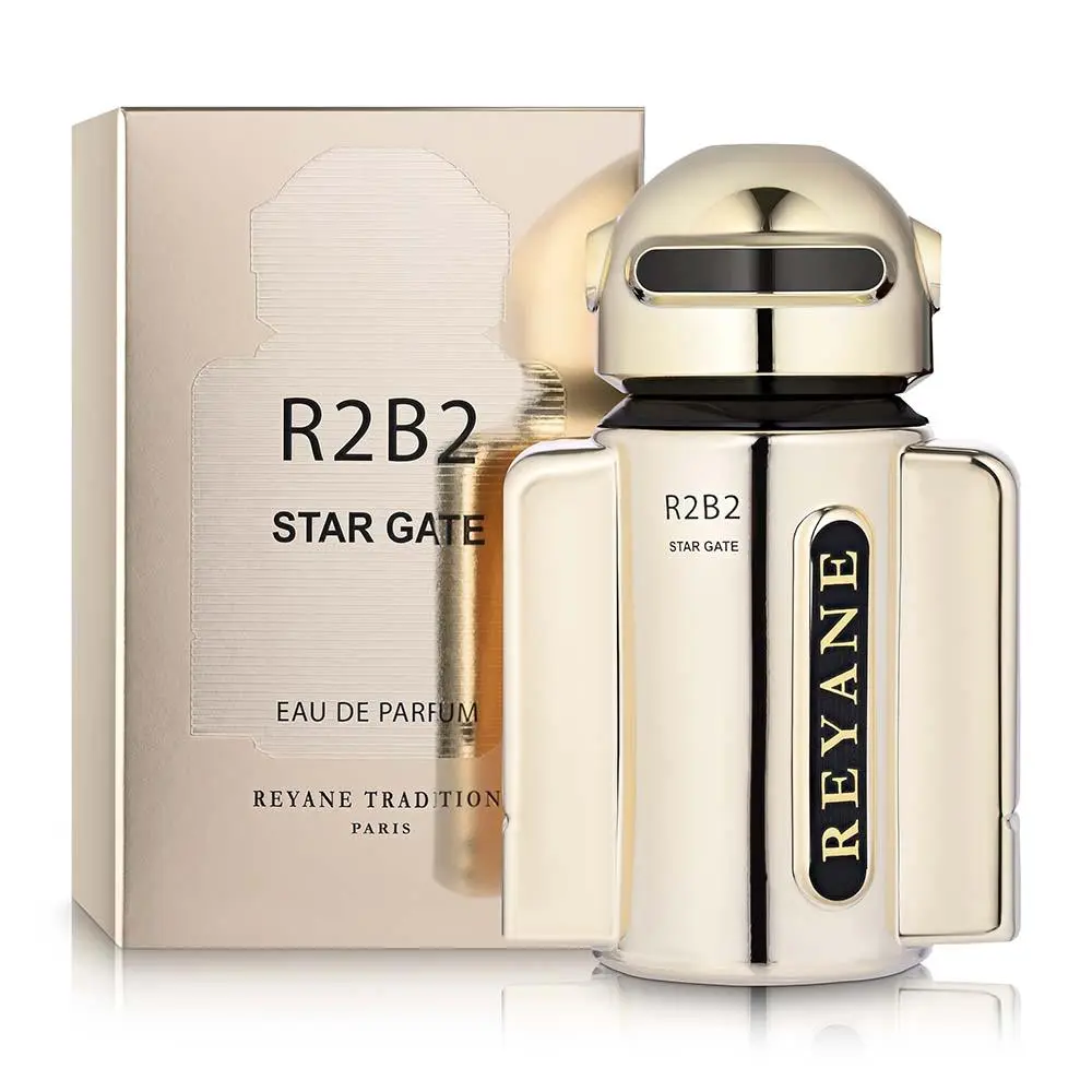 Reyane Tradition R2B2 Star Gate Eau de Parfum, Long-Lasting Spicy Oriental Unisex Fragrance with Vanilla & Oud, 3.4 fl oz, Spicy Oriented, Lavender, Musk, Single Bottle, Unisex Wear, Edp, Bold And Mysterious, Futuristic And Oriental Fragrance, Eau De Parf
