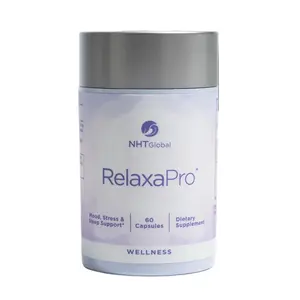 RelaxaPro Suplemento para un Sueño Reparador | Ashwagandha + Lavanda  | Relajación Natural | Alivio del Estrés | 60 Cápsulas