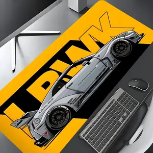 Cool Racing Car Pattern Mouse Pad, Rectangle Gaming Mouse Pad, Non-slip Rubber Pad, Office Desk Keyboard Mouse Pad for Home Office Game Room Desk