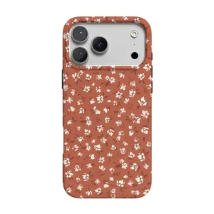 Casely iPhone 17 Pro Case | Mocha Meadow | Tiny Flowers | Compatible with MagSafe | Classic Ultra Thin Design