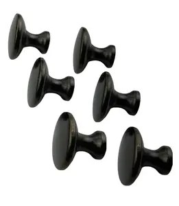 Oil Rubbed Bronze Traditional Mushroom Cabinet Hardware Knob By Muskoka Lifestyle Products USA 6-Pack (MUS918)