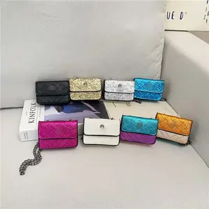 Luxury Shiny Silver Mini Shoulder Bagsilverbag #sequinbag #chainbag #minibag #womenshandbag #partypurse #y2kfashion #sparklybag #crossbodybag #giftforher
