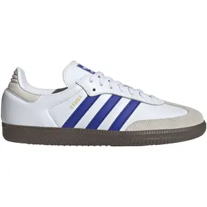 Adidas Samba OG Cloud White Lucid Blue JR0909 Men's Fashion Sneaker New