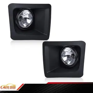 Clear Lens Bumper Fog Lights Left + Right Fit For 2014-2015 GMC Sierra 1500 New
