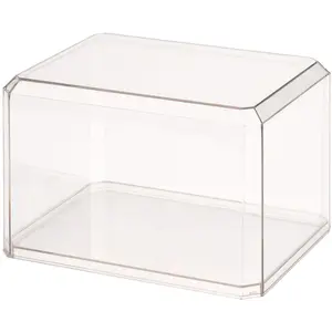 Pioneer Plastics Clear Plastic Mini Helmet Display Cases, 8" W x 6" D x 5" H (Mailer Box)