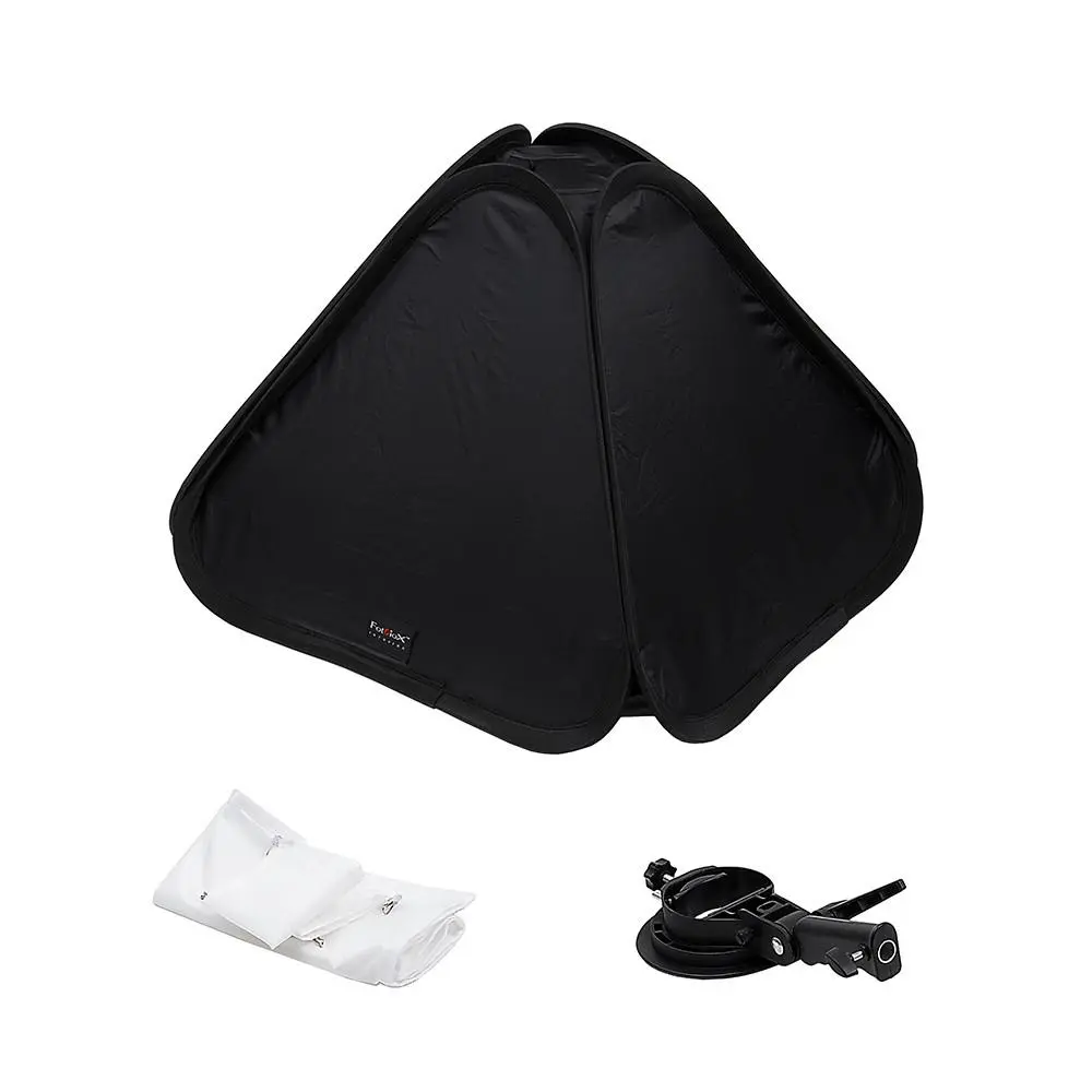 Fotodiox Foldable-Softbox-FlshBrckt-32x32 32 x 32 in. Pro Foldable Softbox with Flash Bracket for Speedlights & Bowen Mount Strobes