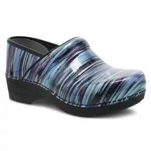 Dansko XP 2.0 Patent Teal Striped