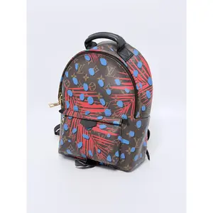 Pre-owned Louis Vuitton Canvas Backpacks authentic monogram Palm Springs backpack SH093LV