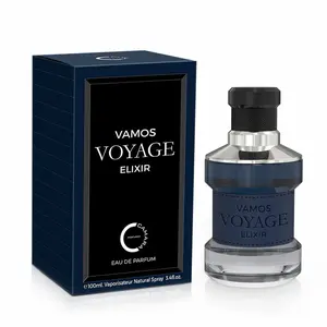 Camara Perfumes Vamos Voyage Elixir 3.4 oz Eau de Parfum for Men Natural Spray 100ml