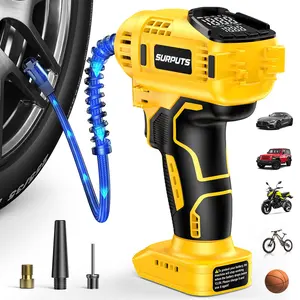 Portable Tire Inflator Air Compressor for Dewalt 20V Max Battery, 150PSI Cordless Air Pump with Auto Shut-Off for Car Tires, Bicycle, Ball (Tool Only)