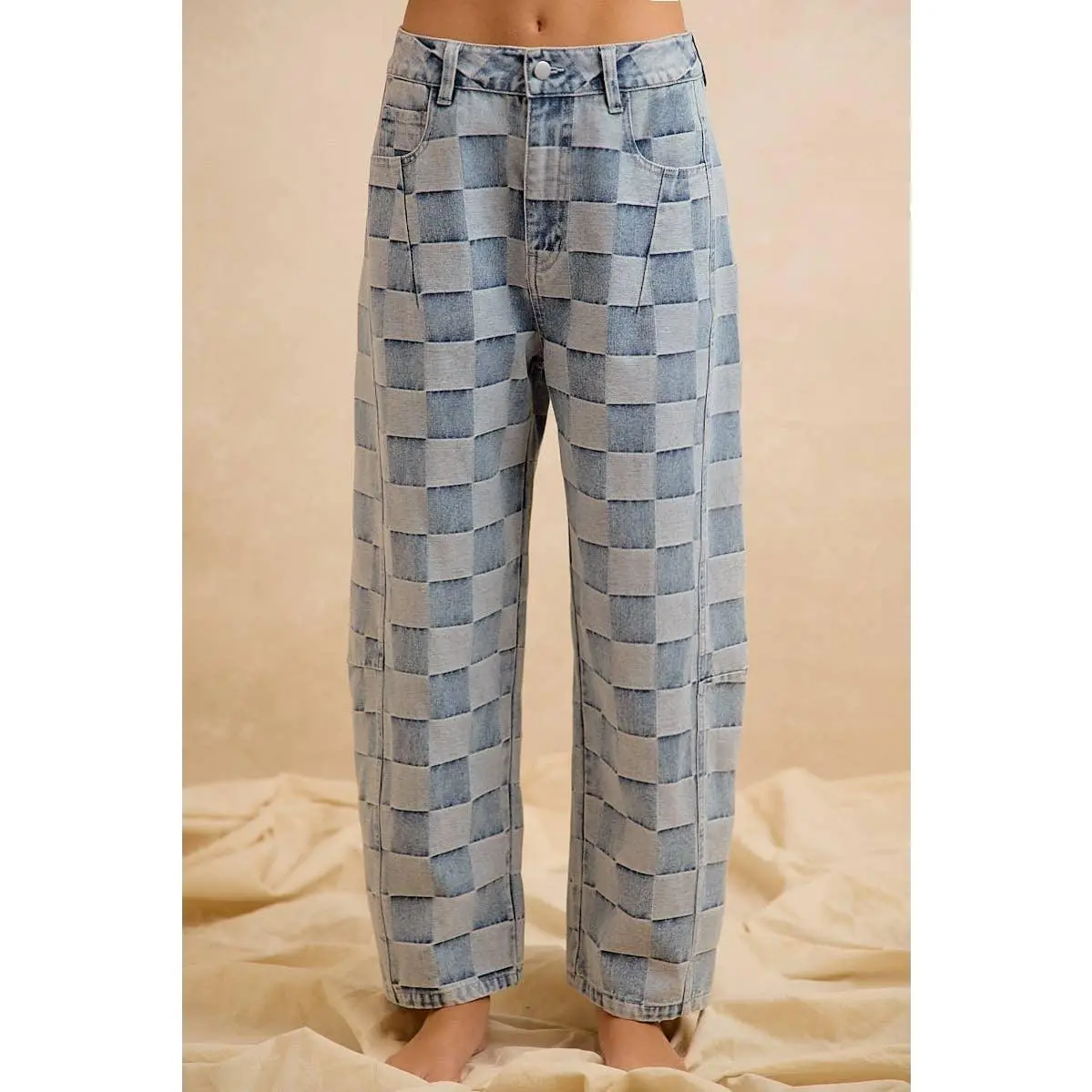 Drew - Denim Wide Barrel Jeans