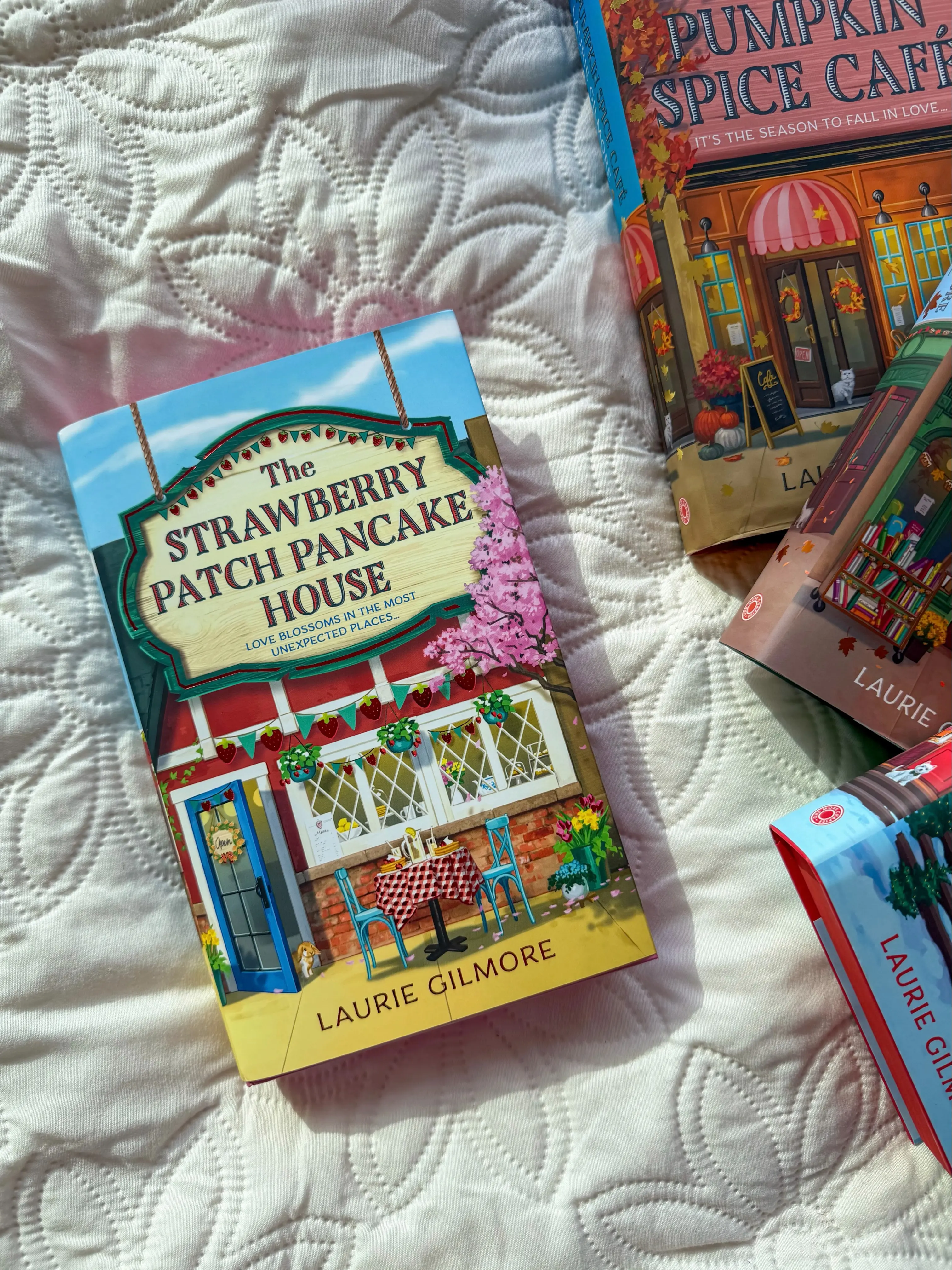 The Strawberry Patch Pancake House (TikTok Exclusive Deluxe Edition) | Sprayed Edges Hardcover | Laurie Gilmore