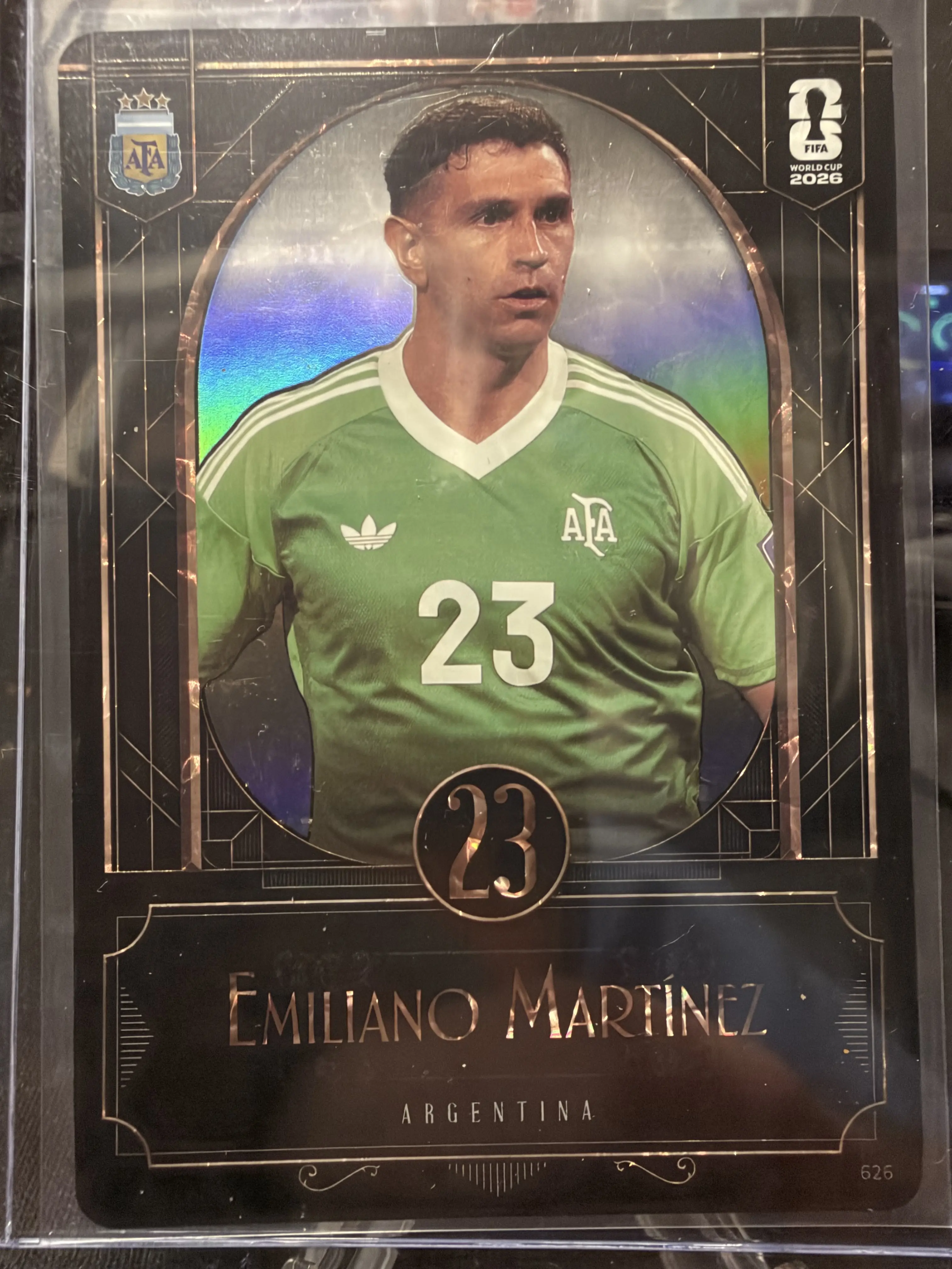 Emiliano Martinez Argentina #23 - Green Jersey - Official FIFA Product