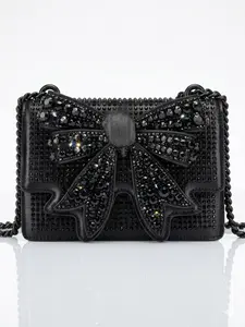 Vintage Bow Knot Handbag, Elegant Fashion Evening Bag, Perfect for Parties, Stylish and Chic Design, Ideal Gift Choice, Handbag Shoulder Bag