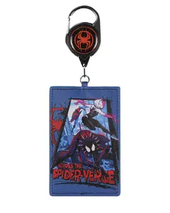 Marvel Spider-Man: Across the Spider-Verse Retractable Badge Reel ID Holder Carabiner Clip Miles Morales Gwen Stacy