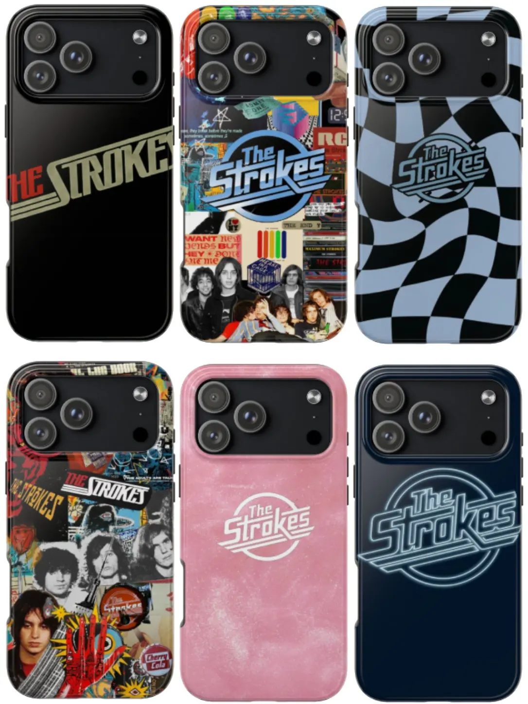 The S-Strokes Band Tough Phone Case, Indie Rock Album Protective iPhone Case for iPhone 17 16 15 14 13 12 11 Pro Max Plus
