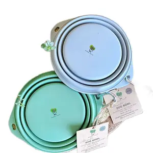 Collapsible Silicone Dog Bowl