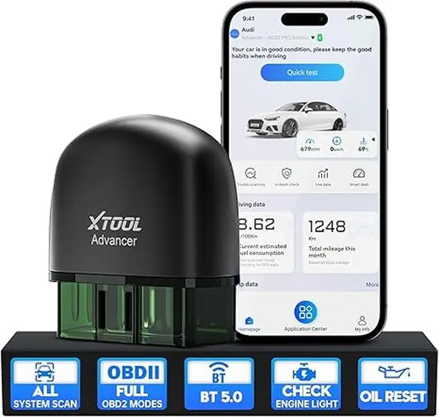 XTOOL AD20 Pro OBD2 Scanner Full System Car Diagnostic Android&IOS Scan Tool, Oil Reset, Check Engine Light, Performance Test, Smog Check, Lifetime Fr