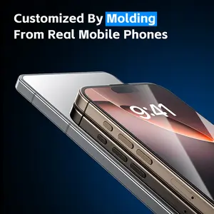 WEKOME 2-Pack Screen Protector for iPhone – Crystal Clear, Scratch-Resistant, Ultra-Smooth Touch, Privacy Protection, Easy Installation