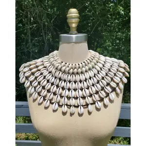 Large Reversible Cowrie Shell Necklace