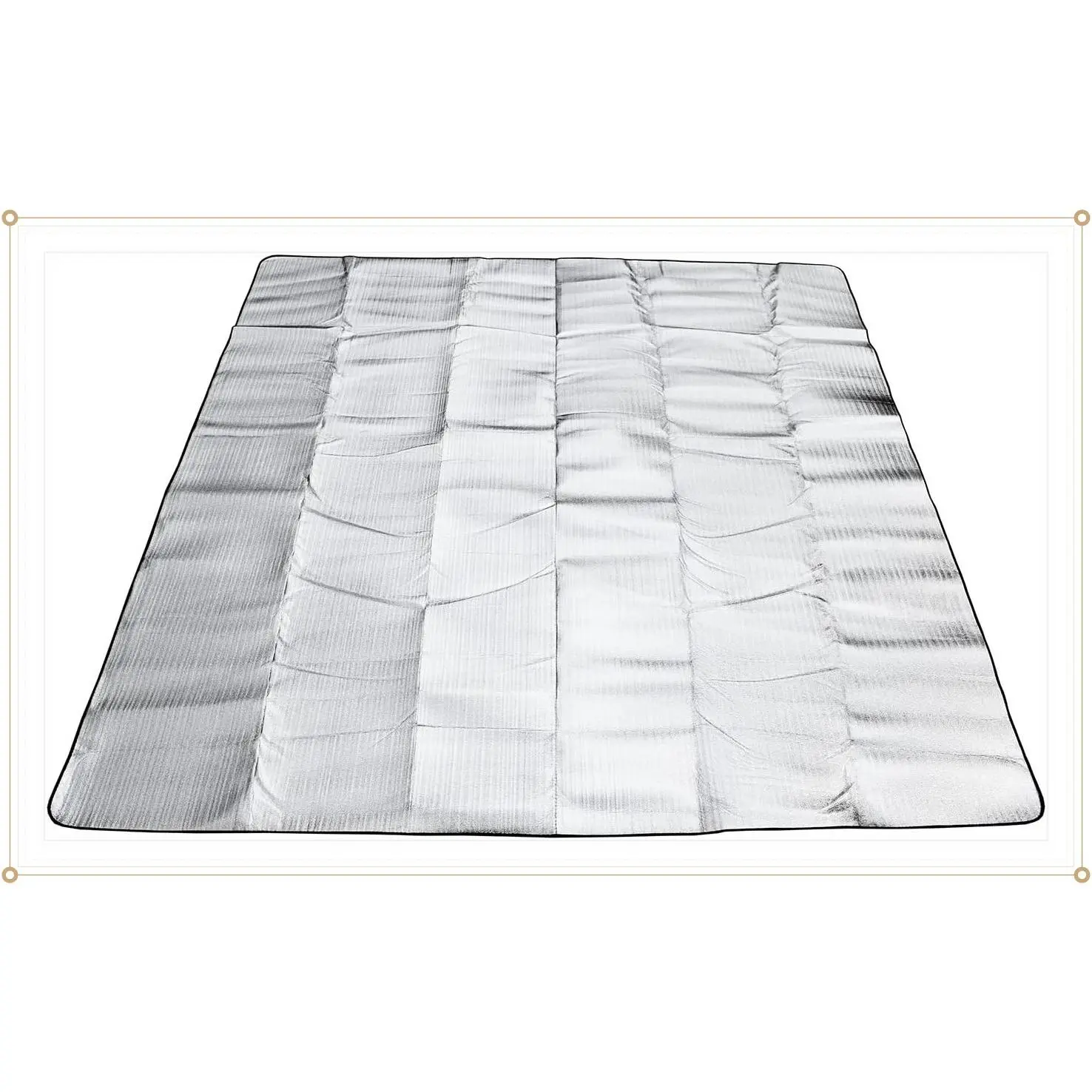 Wind Tour Outdoor Double-Sided Moisture-Proof Aluminum Foil Foam Pad Waterproof and Insulating Foil Mat Picnic Mat Camping Mat for Beach Tent and CampingGift