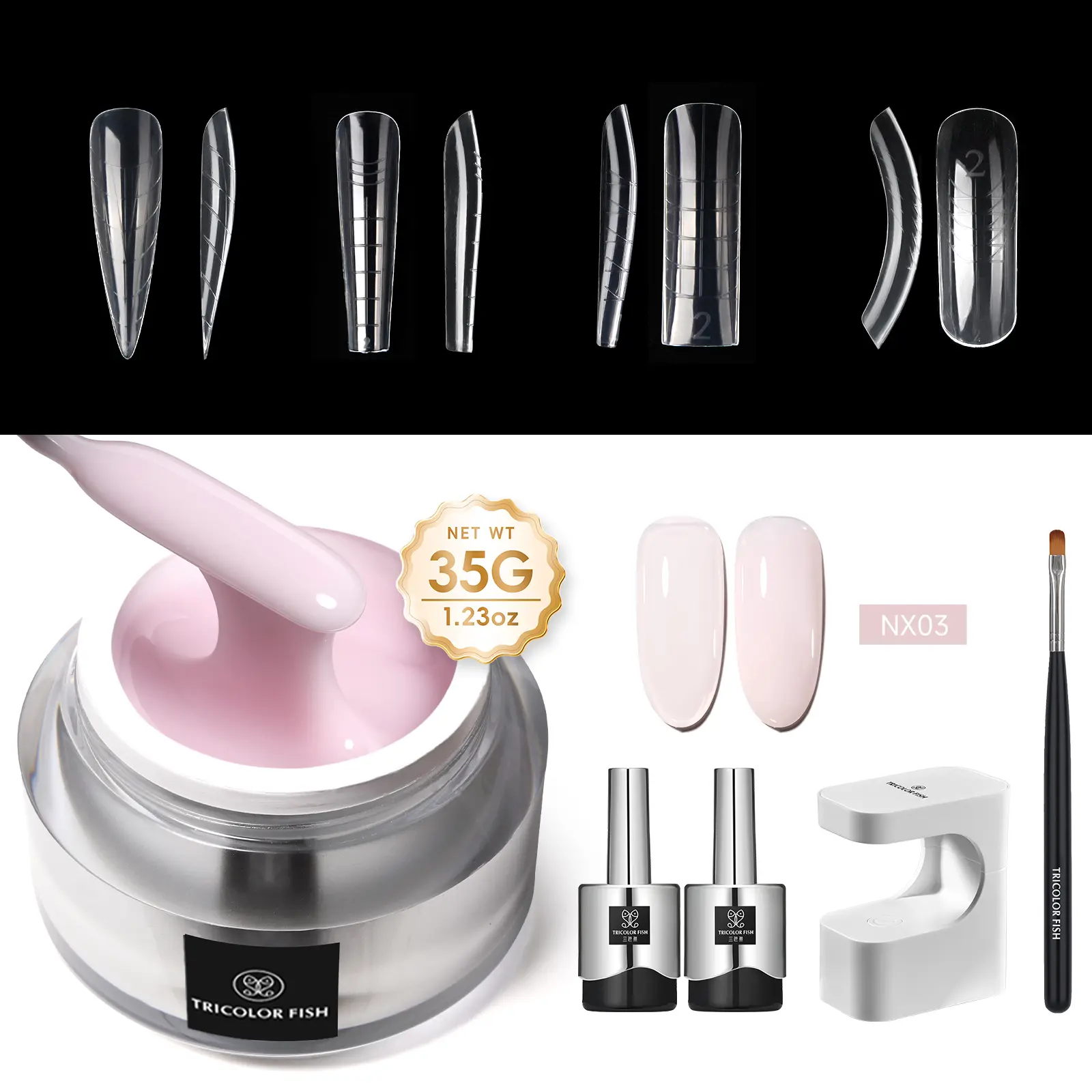 NX03 milk nude skin color set