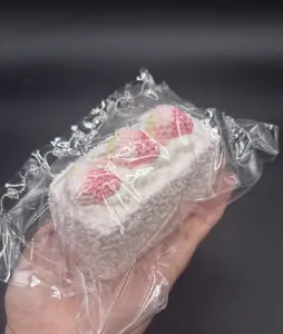 Frozen butter soft moldable strawberry rice cake taba squishy