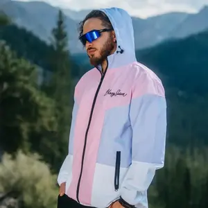 Blazy Susan Windbreaker | Pink & Purple, Unisex Lightweight Jacket