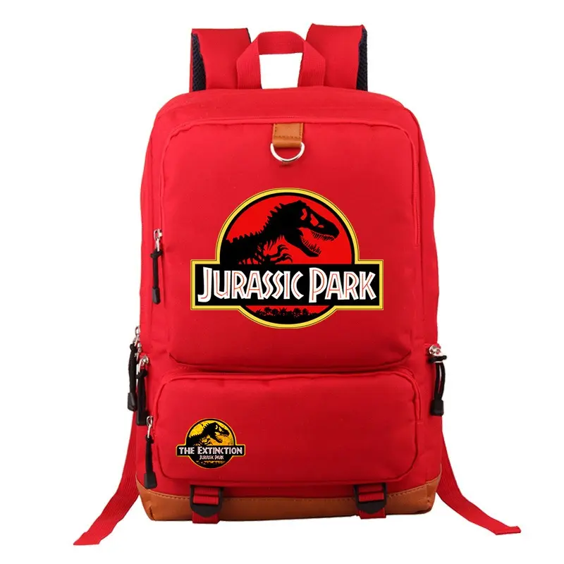 Men's Dinosaur Park Print Fashion Backpack - Large-Capacity Waterproof Rucksack for Teens, Student School & Casual Travel Laptop Bag