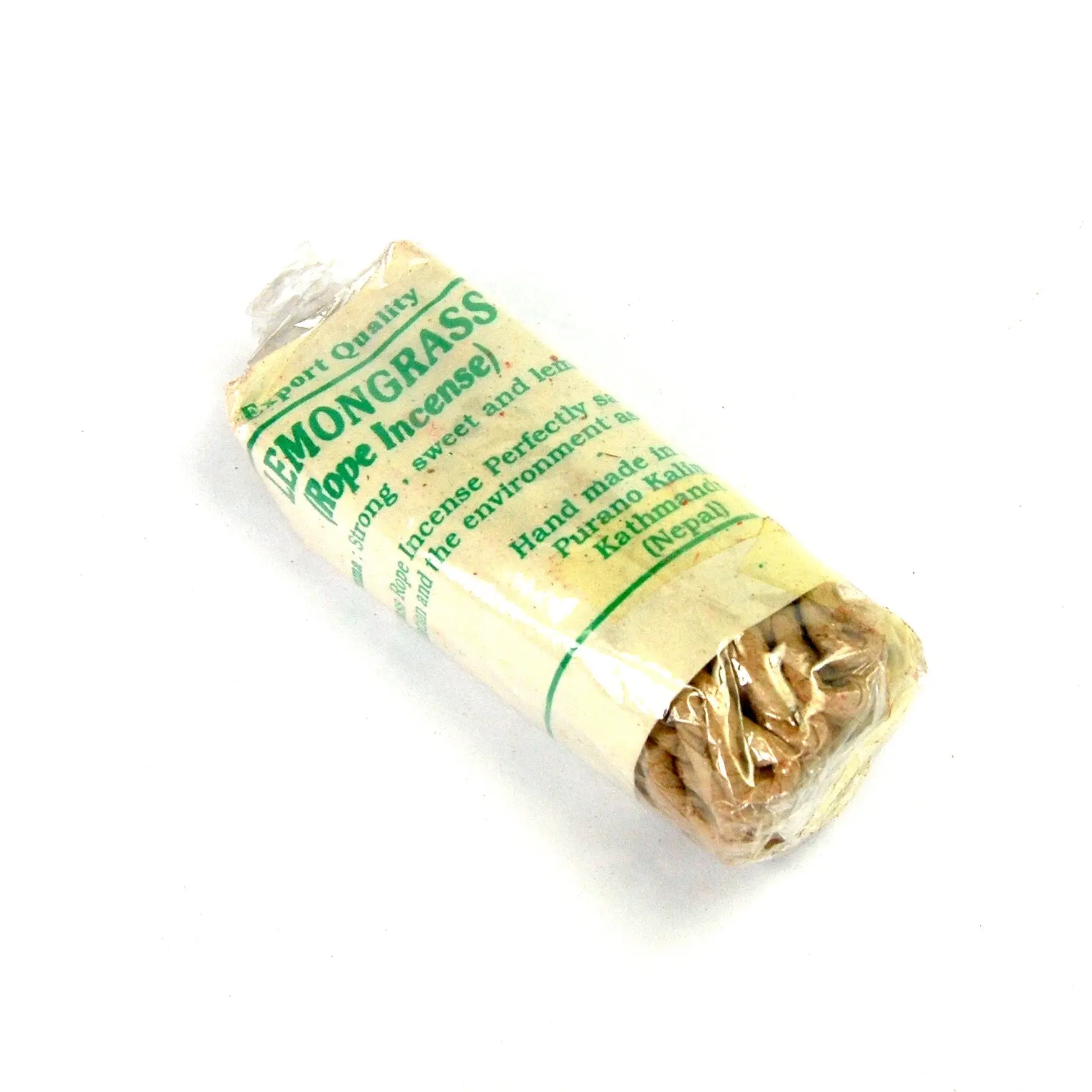 Lemongrass Tibetan Rope Incense, Natural Himalayan Incense