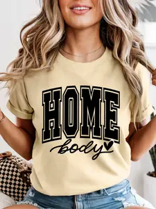 Homebody ~ Unisex Short Sleeve CC Garment Dyed T-Shirt Printed in the USA