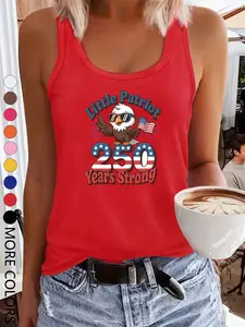 Women's Summer Casual Loose Fit Sleeveless Top, Geometric Print Round Neck Blouse, Multicolor Options, Versatile Wear, Womenswear