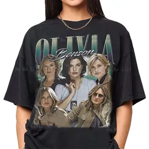 Limited Olivia Benson Vintage T-Shirt, Gift For Women and Man Unisex Tee Shirt