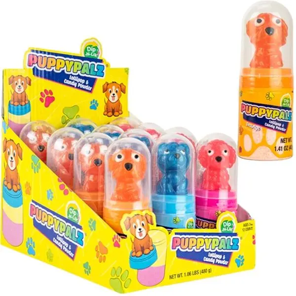 PuppyPalz Lollipop & Candy Powder Orange, Blue Raspberry,Watermelon