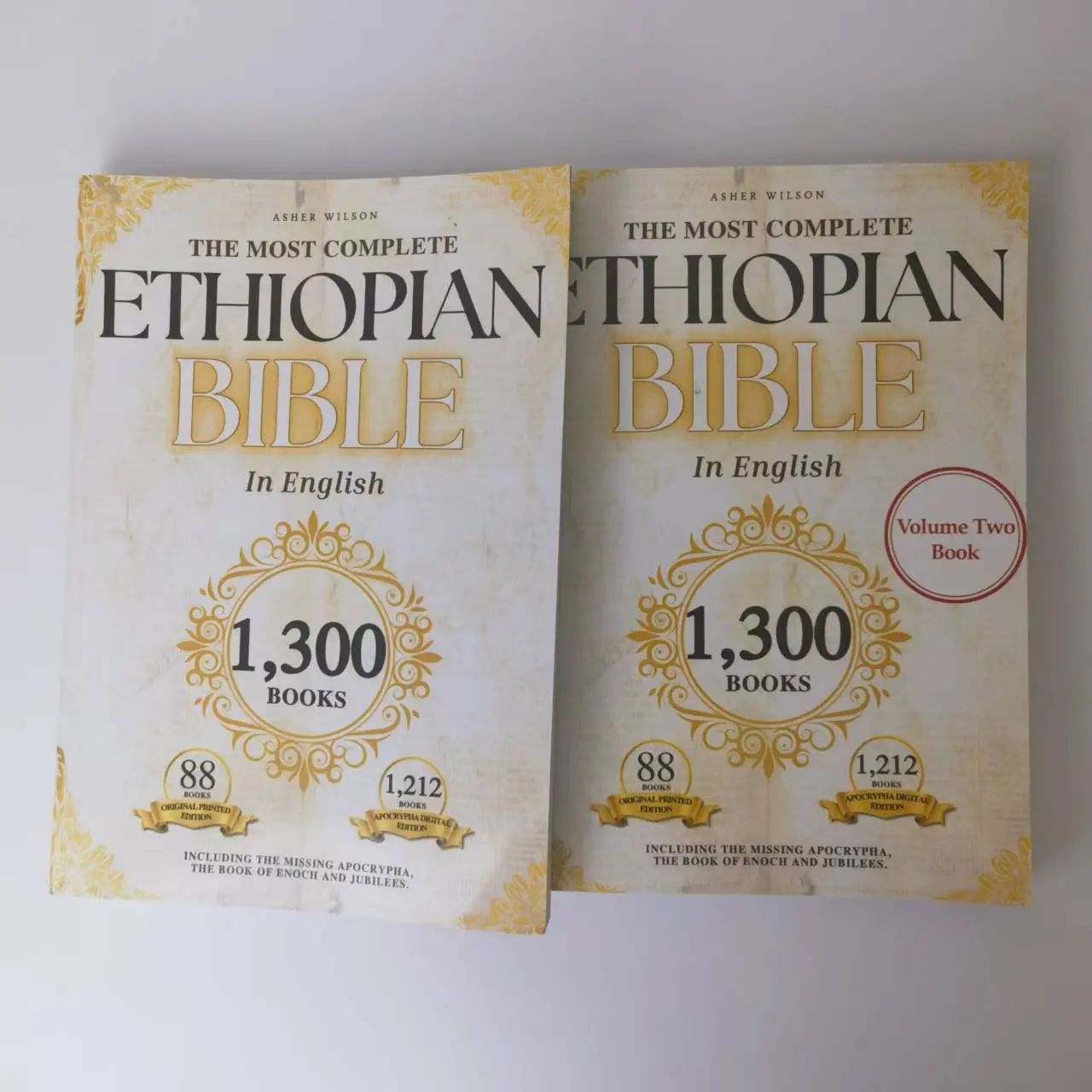 The Most Complete Ethiopian Bible English Version 2 Pack, 1300 Books with Book of Enoch & Jubilees Apocrypha