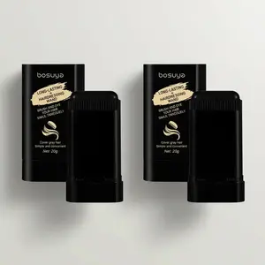 Hair Dyeing Stick Bundle, 2pcs Natural Color Hair Cream, 20g Each, Quick White Hair Cover for Men and Women, Long-Lasting Root Touch Up