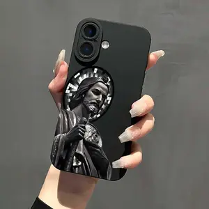 Jesus Pattern Phone Case, Anti-drop Cellphone Protective Case, Total Protective Shockproof Mobile Phone Cover,phone Case Suitable for Iphone 11/12/13/14/15/16/17 Pro Promax Plus Air and Samsung S22/S23/S24/S25, CasingCompatible with Samsung Galaxy S24, Ac