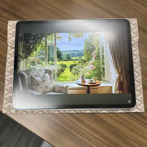 A4 Padfolio Document Organizer Sleeve Fits A4 Paper for MacBook iPad Tablet Magnetic Closure Slim Scratch-Resistant for Office School Gift for Students Professionals (Max 13.3-Inch Screen Only)