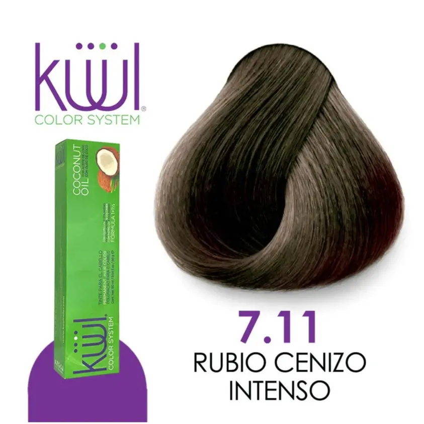 Cenizos Intensos Color 7.11 Rubio Cenizo Intenso