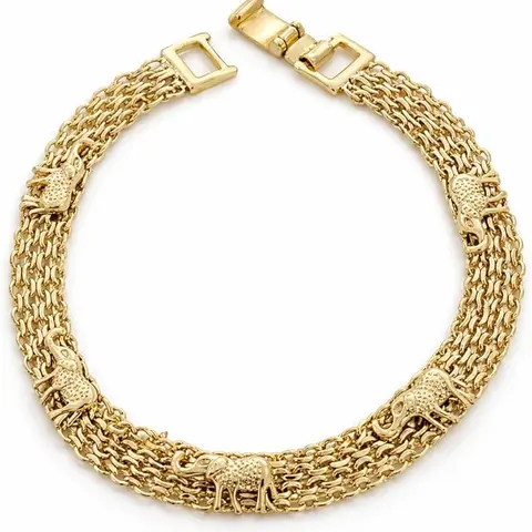 Unisex Gold-Plated Animal Charm Bangle Bracelet Jewelry - 7 inches Standard Size Boho Sports Wristband, Metal Coating Casual Daily Accessory Gift