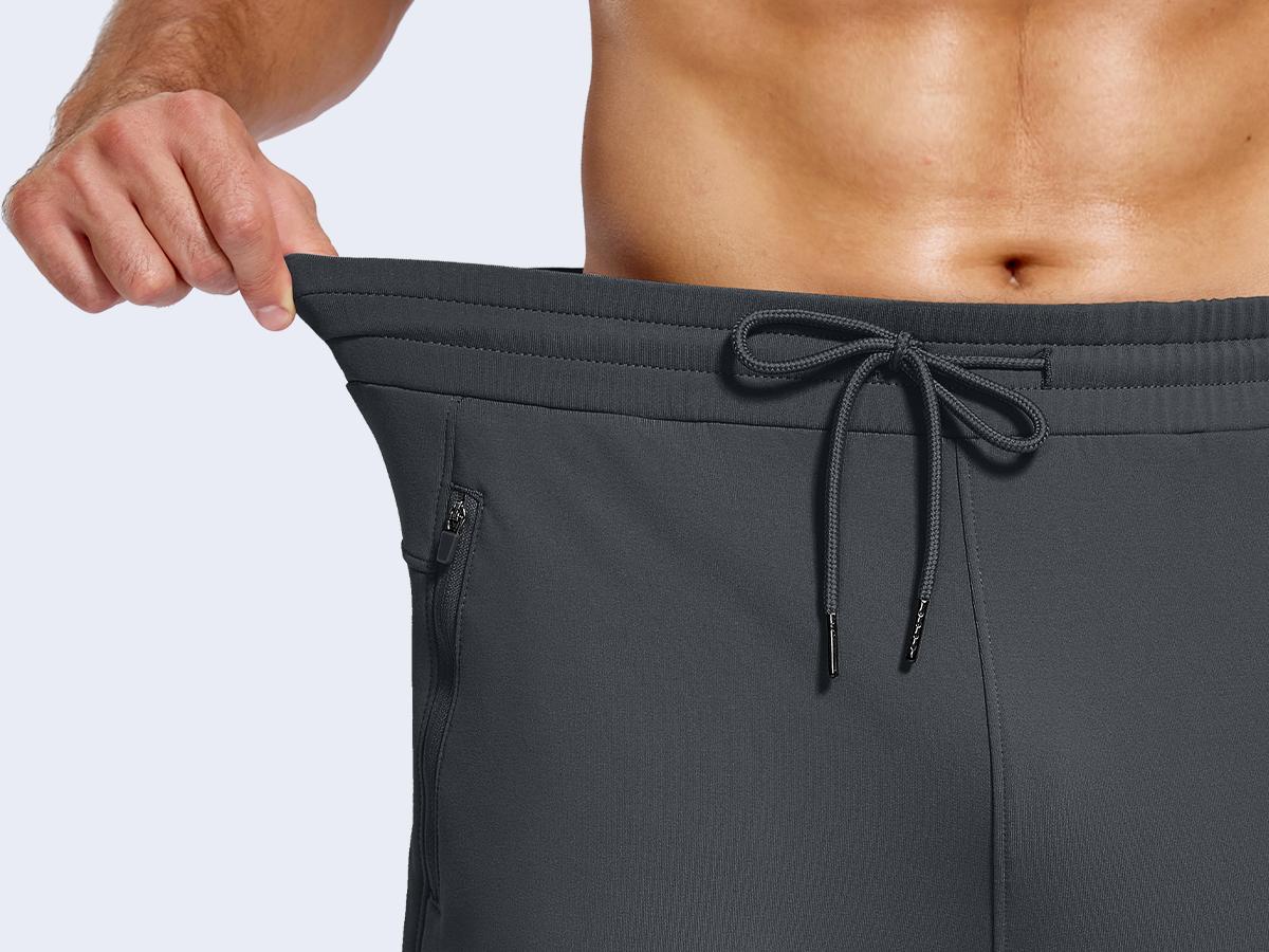 Men's Fleece Lined Winter Pants 32"/34"/36" Inseam Tall Sweatpants with Zipper Pockets Warm Water-Resistant Athletic Joggers Men Men's Fleece Lined Winter Pants 32"/34"/36" Inseam Tall Sweatpants with Zipper Pockets Warm Water-Resistant Athletic Joggers Men